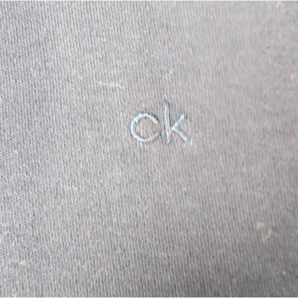 Calvin Klein Shirt Mens L Blue Polo Golf Logo CK Athletic Preppy Casual Comfort